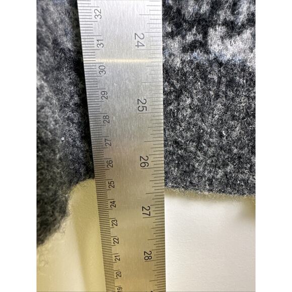 Athleta Westlake Textured Cardigan Sweater Womens L Fog Camo Cool Comfy Preppy‎ - Picture 7 of 8